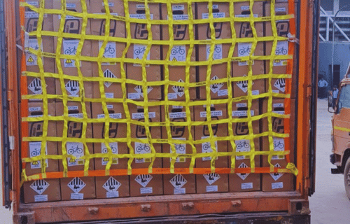 Polyester Lashing Net In Container